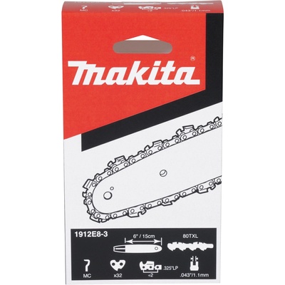 Makita řetěz pilový 15cm 1.1mm 0.325" .043" 32čl 1912E8-3 – Zbozi.Blesk.cz