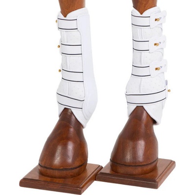 Back on Track Kamaše přední Royal pár bílé