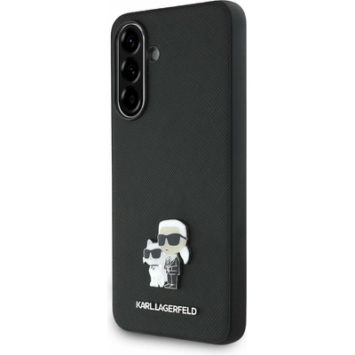 KARL LAGERFELD PU Saffiano Metal Karl and Choupette Задна Обвивка за Samsung Galaxy A36 Black Karl Lagerfeld | Cheren | МЪЖЕ | UNI