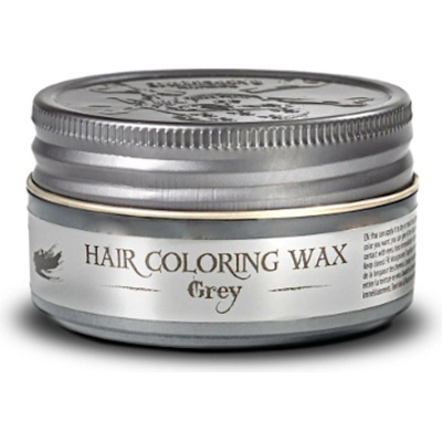 Farbiaci vosk na vlasy BARBERTIME Grey hair coloring wax 100 ml sivý / strieborný