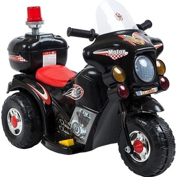 Lean Toys elektrická motorka LL999 čierna