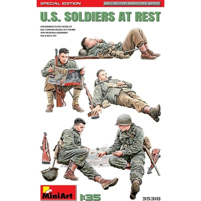 MiniArt U.S. Soldiers at Rest. Special Edition 1:35