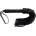 Rouge Leather Handle Short Suede Flogger Black/Purple