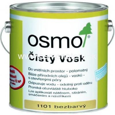 Osmo 1101 Čistý vosk na dřevo 2,5 l Bezbarvý – Sleviste.cz