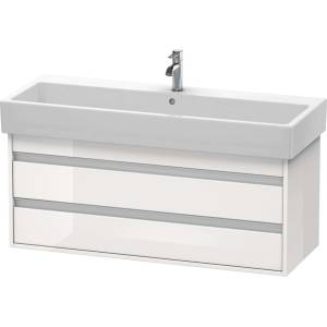 Duravit Ketho - Шкафче за умивалник 48x115x44 см, 2 чекмеджета, лъскаво бяло KT663902222 (KT663902222)