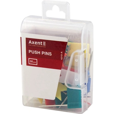 Пинове за коркова дъска Axent 30 бр. Блис Флаг (1904017-4215-A)