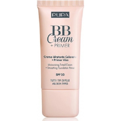 Pupa Hydratační BB krém a vyhlazující primer BB CREAM + PRIMER SPF20 002-Sand 50 ml