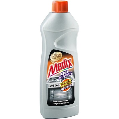 Medix Препарат за почистване на фурни Medix и грилове Expert Grill, активен гел, 500 ml
