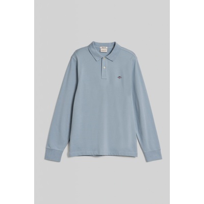 Gant polokošela Reg Shield LS Pique Rugger modrá