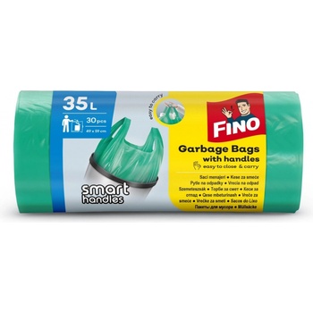 Fino Pytle s uchy 35 l 8 µm 30ks zelené