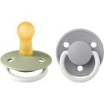 BIBS Залъгалки Bibs - De Lux, Sage Glow/Cloud Glow, светещи, каучук, 6-18 м, 2 броя (190217) - baby