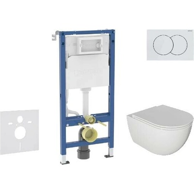 Geberit Duofix s tlačidlom Delta01 SANI11CA3116B