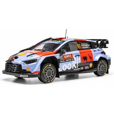 IXO Hyundai i20 N Rally1 Safari Rallye Kenya 2026 #16 Fourmaux Coria 1:18