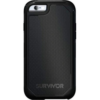 Griffin Survivor Adventure Case - хибриден удароустойчив кейс за iPhone 6S, iPhone 6 (черен)