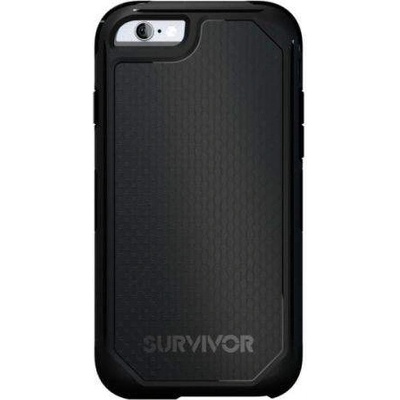 Griffin Survivor Adventure Case - хибриден удароустойчив кейс за iPhone 6S, iPhone 6 (черен)