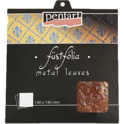 Pentart Metalické plátky PENTART 140 x 140 mm 5 listů VARIACE 1