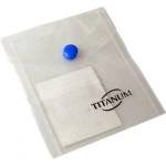 TITANUM Envelope briefcase A7 vertical colorless