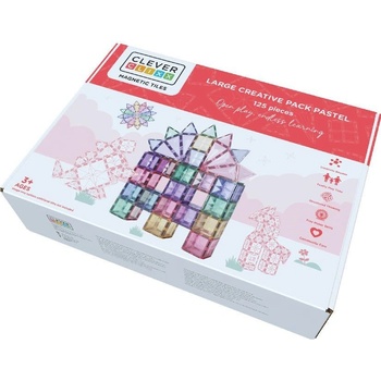 CLEVERCLIXX Kreatívna pastelová sada 125 ks
