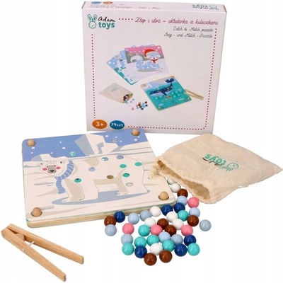 Adam Toys Guličková mozaika Polárne zvieratá