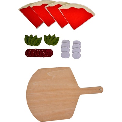 Classic World Дървен кухненски комплект - Пица с дъска за рязане (5061)