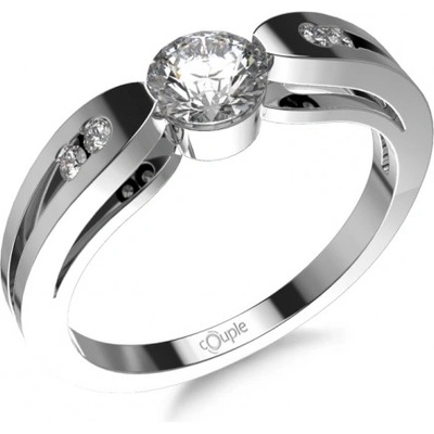 Couple zásnubní Melisandra v bílém zlatě se zirkony 5260512 0 1