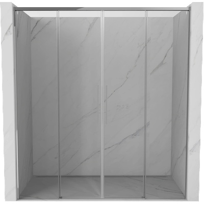 Mexen Rox Двойни плъзгащи се душ врати 170 см, прозрачни, хром - 8C2-170-002-01-00 (8C2-170-002-01-00)