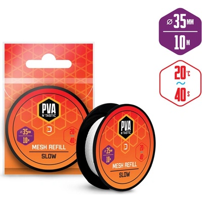 Delphin Punčocha PVA n ́tastic 10 m 35 mm široká pomalu rozpustná