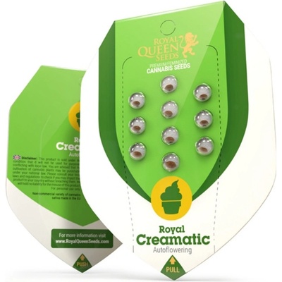 Royal Queen Seeds Royal Creamatic semienka neobsahujú THC 3 ks