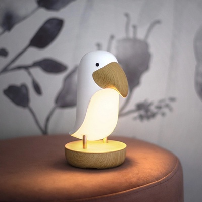 STAR TRADING LED noční světlo TUCAN BIRD V.20cm bílý