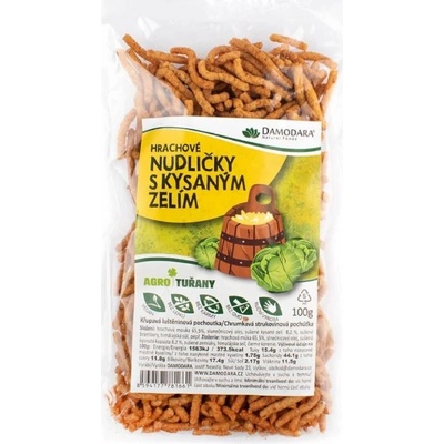 Damodara Luštěninové nudličky Hrachové s kysaným zelím 100 g