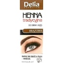 Delia Henna profesionálna farba na obočie a riasy krém Brown 30 ml