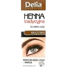 Delia Henna profesionálna farba na obočie a riasy krém Brown 30 ml