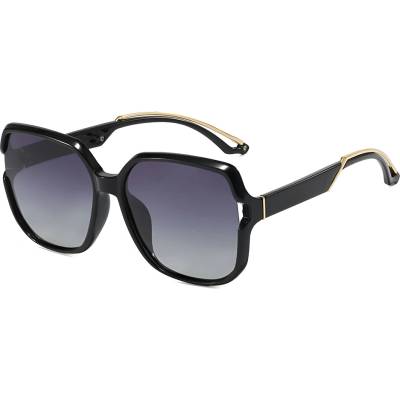 Techsuit Слънчеви очила Techsuit Polarized Sunglasses (5228) - дамски, поляризирани, UV400 - Черен / Златист