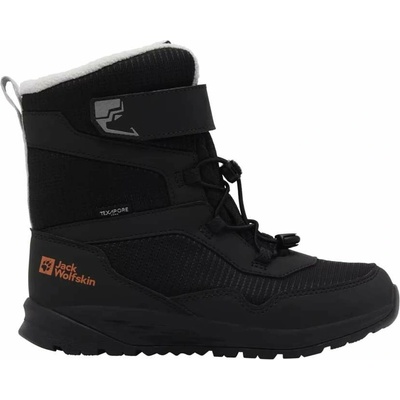 Jack Wolfskin POLAR BEAR-B TEXAPORE HIGH VC J čierna oranžová biela