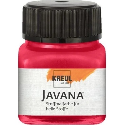 Farba na svetlý textil Javana 20 ml karmínovo červená