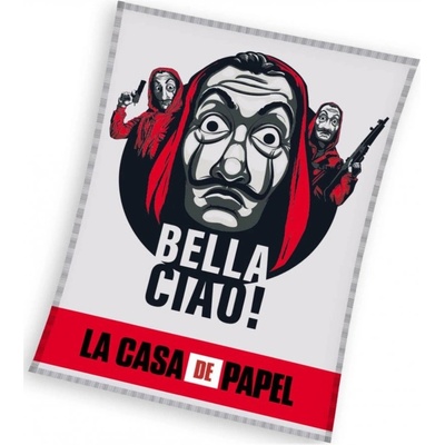 Carbotex Veľká deka Papierový dom La casa de papel Bella ciao!