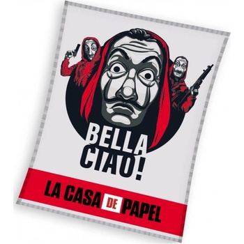Carbotex Veľká deka Papierový dom La casa de papel Bella ciao!