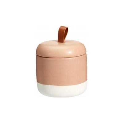 Bathroom Solutions KERAMICKÁ DOZA NA VATOVÉ TAMPONY 10 CM RŮŽOVÁ – Hledejceny.cz
