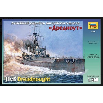 Zvezda 9039 British battleship HMS Dreadnought 1:350