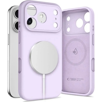 Tech-Protect Силиконов калъф Tech-Protect MagSafe за iPhone 17 Pro - лилав (5906302330195)