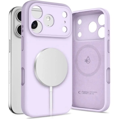 Tech-Protect Силиконов калъф Tech-Protect MagSafe за iPhone 17 Pro - лилав (5906302330195)