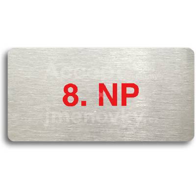 ACCEPT Piktogram 8. NP - stříbrná tabulka - barevný tisk bez rámečku