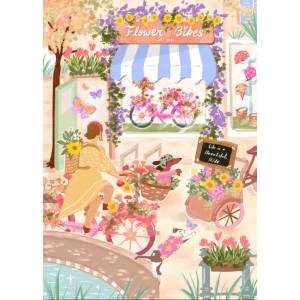 Pieces & Peace - Puzzle Flower Bikes - 500 piese