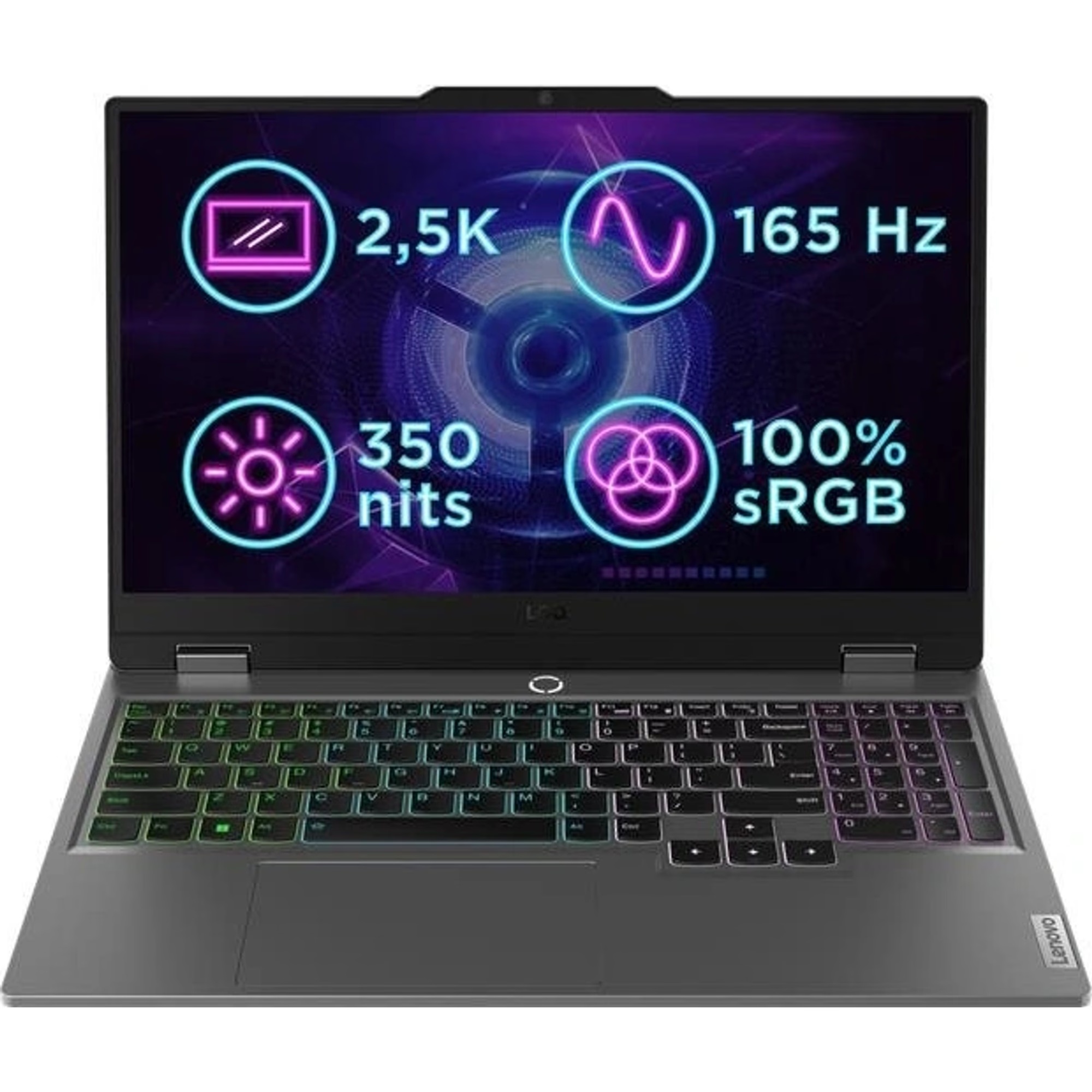 Lenovo LOQ 15IRX9 - parametre displeja