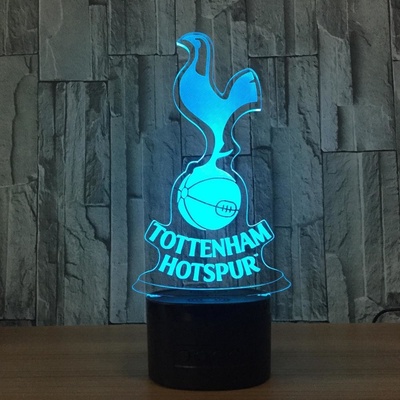 Beling Detská lampa, Tottenham hotspur, 7 farebná QS463