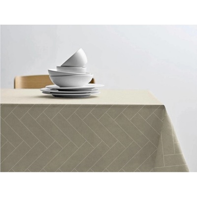 Södahl ubrus Tiles Damask Eucalyptus 140x220 cm