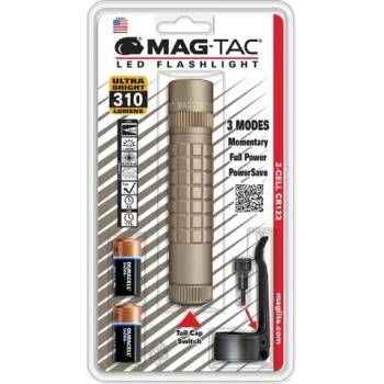 Image 1 of Maglite Фенер MAGTAC 2-Cell CR123 LED Plain Bazel, пясъчен блистер (SG2LRH6L)