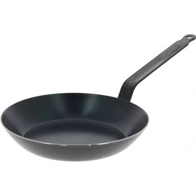 de Buyer Pánev , 5200.24, BLUE CARBON, univerzální, modrá ocel, průměr 24 cm, výška 4 cm