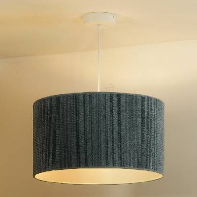 Duolla - Пендел CORDUROY 1xE27/15W/230V Ø 40 см светлосин (DU604000)