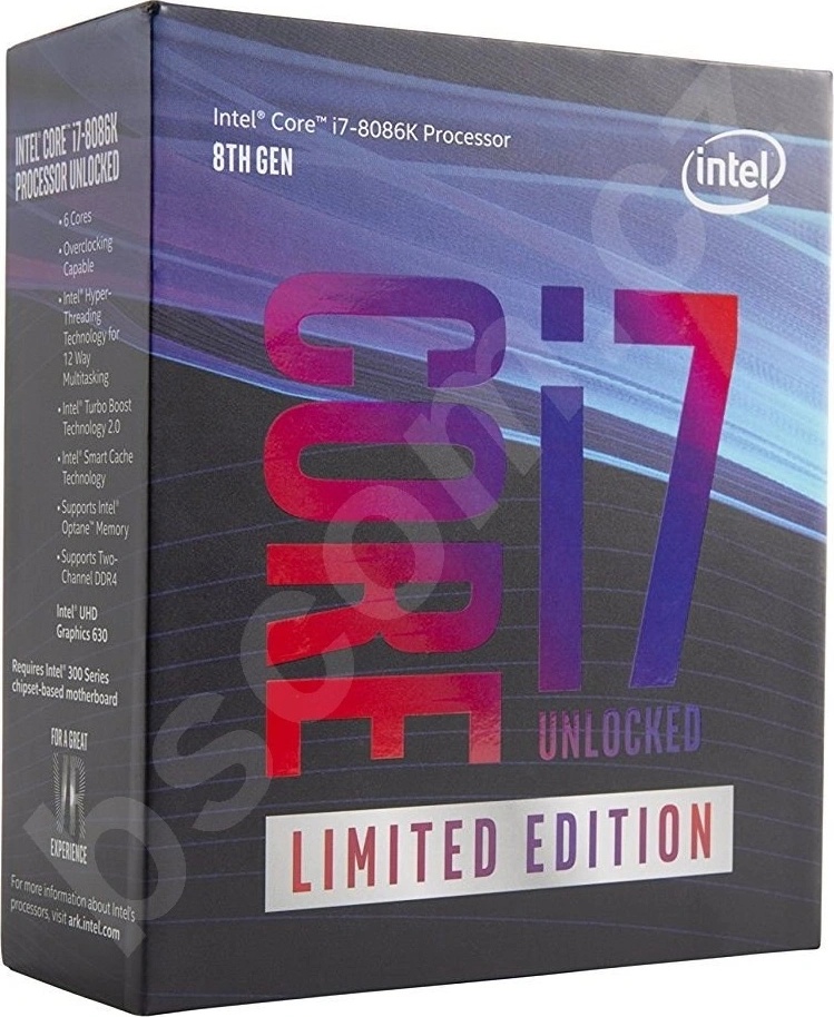 CPU Intel Core i7-8086K CPU Intel i7-8086K 4.00GHz 12Mb 40th Anniversary Edition